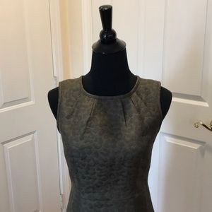 Olive sheath dress